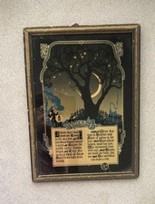Vintage Framed Poem: TREES By Joyce Kilmer picture