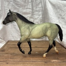 Retired Breyer #938 Shane American Ranch Horse Blue Green Roan Stock Stallion picture
