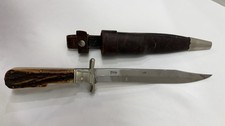 Vintage Othello Solingen Germany Folding Bowie Knife Anton Wingen Jr Stag Guard picture