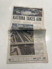 ￼￼New Orleans Times Picayune Newspaper,Aug28, ‘05 Before Hurricane Katrina Hit ￼ picture