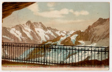SWITZERLAND  - Jungfraubahn - Jungfrau Railway Station- 1908 Postcard, Stamp picture