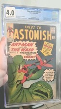 Tales to Astonish #44 CGC 4.0 Key Origin & 1st Appearance Wasp App Stan Lee 1963 picture