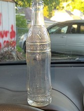 Wellston Ohio A Gem Better Beverage Bottle Bottling Co. 1953 Clear Duraglas 7oz. picture