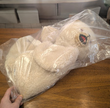Vintage Snuggle Bear Backpack NOS 1980 Trudy Toys Advertising Promo Plush RARE picture