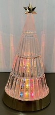 Vintage 1990 Avon Crystal Holiday Tree Color Changing Lights w/Box  Christmas picture