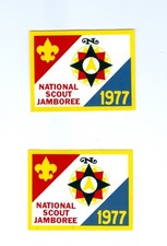 BSA   Two 1977 National Jamboree stickers  dp picture