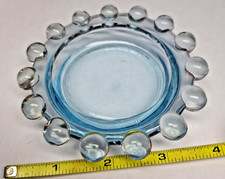 Vintage Candlewick Ice Blue Glass Ashtray picture