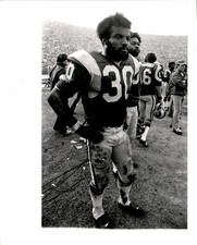 LD439 Original Photo LAWRENCE MCCUTCHEON RON JAWORSKI 1970s LOS ANGELES RAMS picture