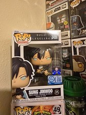 Funko Pop Vinyl: Solo Leveling - Sung Jinwoo Glow Chase Limited #2496 picture