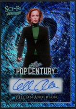 Gillian Anderson signed autograph 2026 Leaf Pop Century Sci-Fi Signatures 1/1 picture