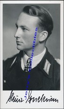 Heinz Gunther Guderian signed photo. Panzerbrigade 14 cmdr. Son of Gen Guderian picture