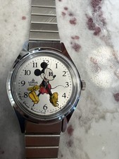 Rare Vintage Lorus Disney Watch, Mickey Mouse Dial, V233-0200 A1, Collectable picture