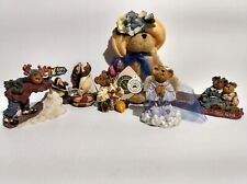 Boyds Bears and Friends Lot of 5 Vintage 1990’s Figurines Figures + 1 Plush picture