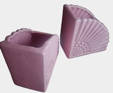 Vintage USA Pottery Pink Shell Planter Vase/planter 4 inch glazed finish  picture