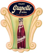 GRAPETTE GRAPE SODA POP BOTTLE 23