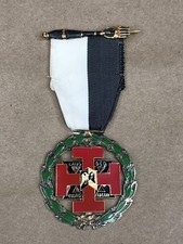 Masonic Scottish Rite Past Commander In Chief Medal Jewel Laus Deo Custos Arcani picture