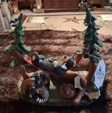 NWT Big Sky Carvers Bearfoots FOREST NAP Figurine picture
