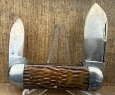 Antique Camillus 4 Line Elephant Toe Sunfish Knife 4 1/4