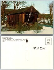 Bement Bridge Bradford NH Postcard picture