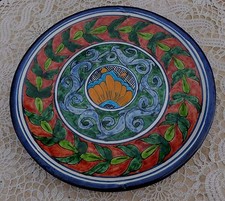 Vintage Mexican TALAVERA Pottery  Ramirez  Plate Dish Plaque Mexico picture