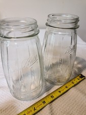 (Two), RARE, Antique, 24 Oz, BALL, Juice Decanter Jar, picture