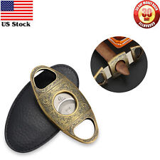 Galiner Vintage Portable Cigar Cutter Stainless Steel Scissors For Men Gift Box picture