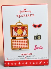 Hallmark: Picnic Set - Barbie - Set of 3 Accessories - 2016 Ornament picture