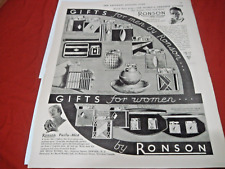 C1940./1950 .11 MAGAZINE  LIGHTER ADS. RARE RONSON , ZIPPO, ASR, PARKER. picture