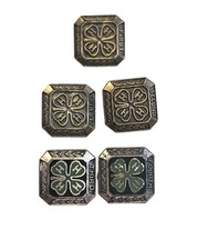 5 Vintage 4-H Pins (2 STERLING SILVER) picture