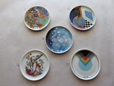 Lufthansa First Class Art Porcelain Coaster Set by Hutschenreuther in Germany picture