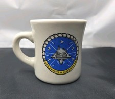 US Navy USS Dwight D. Eisenhower CVN-69 Heavy Victor Diner Mug Mil-Art China Co. picture