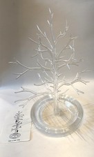 Vintage 1980's Clear Plastic Tidbit Tree Gumdrop Server Stand 12.5