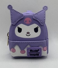 Sanrio Hello Kitty & Friends Bag Charm Loungefly 3” Mini Backpack Kuromi picture
