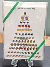High Tech Christmas Card, Software Engineer Parody, 15 Cards Box Set NOS Vintage picture