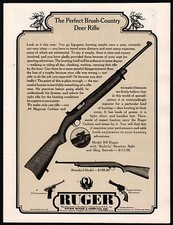 1963 RUGER Model RS Deer Rifle PRINT AD w/Standard Model shown w/original prices picture