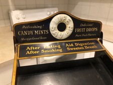 VINTAGE RARE c1920 “LIFESAVERS” CANDY MINTS & FRUIT DROPS METAL DISPLAY RACK picture