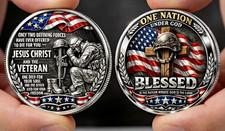 One Nation Under God Military Commemorative Coin  picture