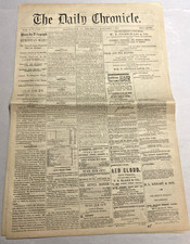 The Daily Chronicle, Newspaper, Allentown Pa, January 5, 1871 picture