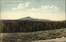 Patten ME Maine Mount Katahdin Pastural View c1900-20s Vintage Postcard picture