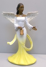 Sash Angel in Yellow Dress with A Lamp #17765 picture