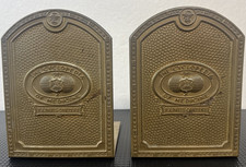 Antique Metal (Bronze?) Bookends - 