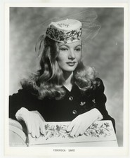 Veronica Lake 1945 Spectacular Glamour Portrait 8x10 Original Photo J10210 picture