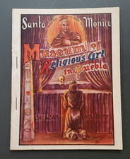 1950's Vintage Guide Tourist Museum of Religious Art Puebla Mexico Santa Monica picture