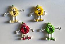Vintage 1992 Life Savers Bendable Figures Lot of 4 Russ Nabisco PVC Toys Rare picture