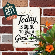 Today Is Going To Be A Great Day Positive Mindset Motivation Sign Art picture