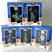 Hallmark 2003 Snowman’s Land Ornament Collection Lot of 5 NIB picture