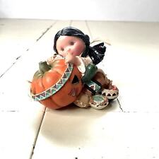 Enesco 1995 Friends Of The Feather Smile Carver Native American Girl Figurine picture