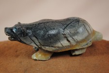Zuni N.M. Artist Milton Honawa A beautiful Picasso Marble Badger Finely Detailed picture