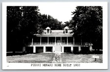 c 1950s RPPC Pierri Menard Home Ellis Grov IL real photo postcard picture