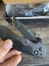 DISCONTINUED CRKT #1131 Black  PHARAOH KNIFE NEVER USED IN BOX  Rare picture